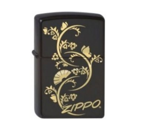 Зажигалка Zippo Floral 218, латунь