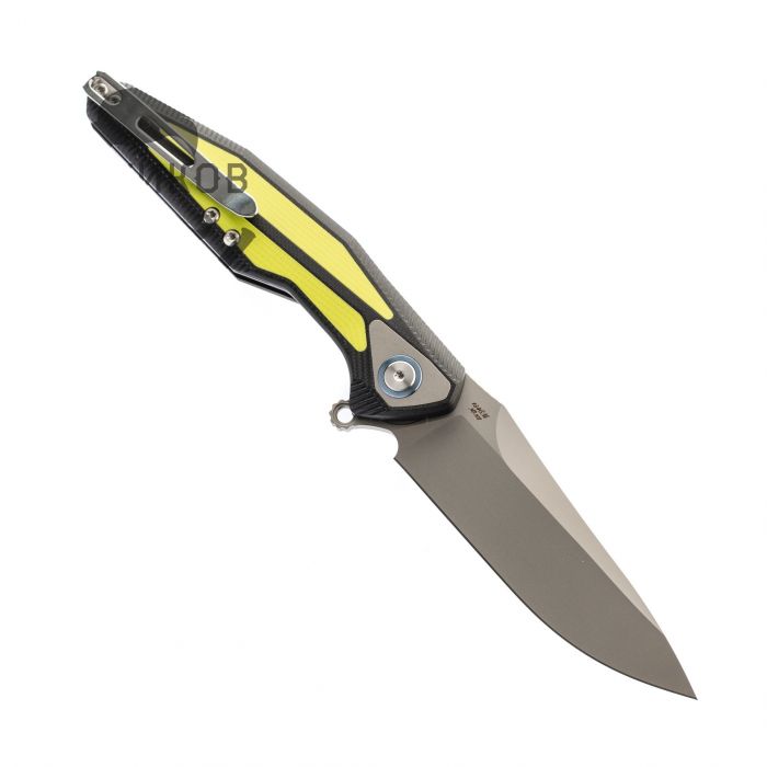 Нож складной Tulay Rikeknife, сталь 154CM, Yellow G10