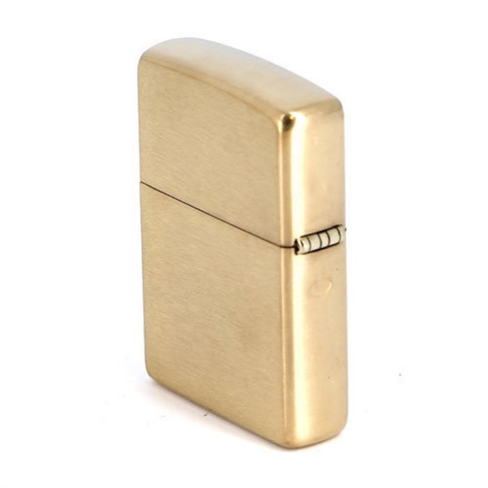 Зажигалка ZIPPO Proud Lion Brushed Brass, латунь, золотистый, матовая, 36х56х12 мм