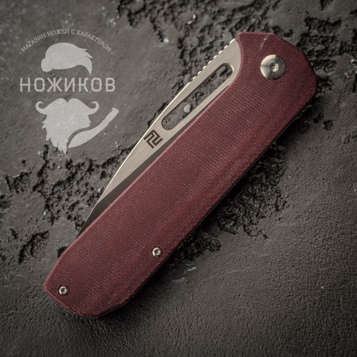 Складной нож Artisan Arion, сталь S35VN, Micarta/Titanium