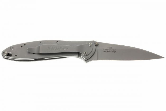 Складной нож Leek - Kershaw 1660, сталь Sandvik™ 14C28N, рукоять нержавеющая сталь 410 Stainless Steel