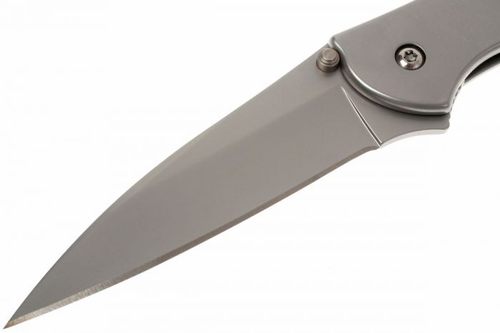 Складной нож Leek - Kershaw 1660, сталь Sandvik™ 14C28N, рукоять нержавеющая сталь 410 Stainless Steel